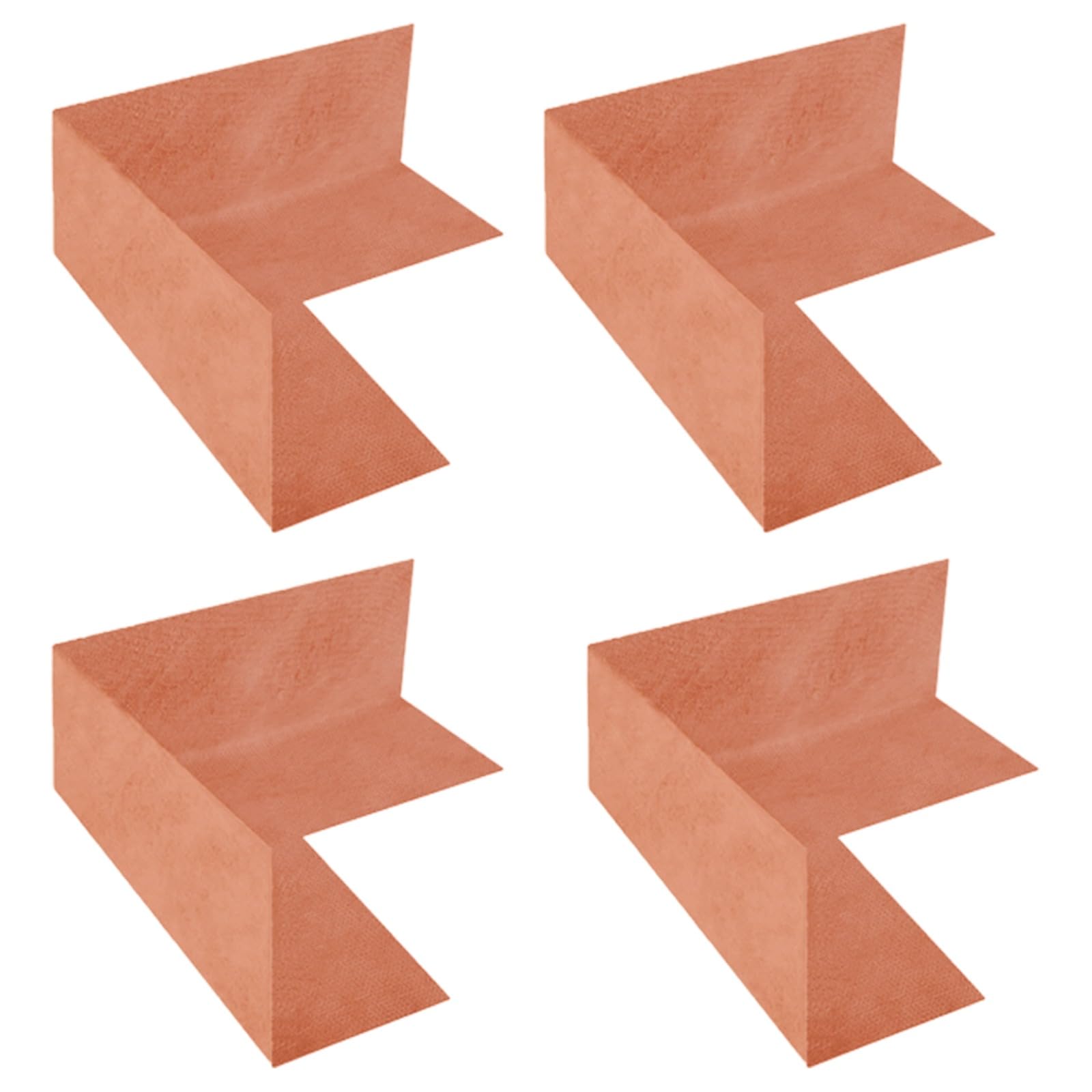 4 membranas impermeabilizantes de esquina, membrana impermeabilizante interior de polipropileno prefabricada para esquinas de cocina y baño, sellado fácil de instalar para protección antifugas