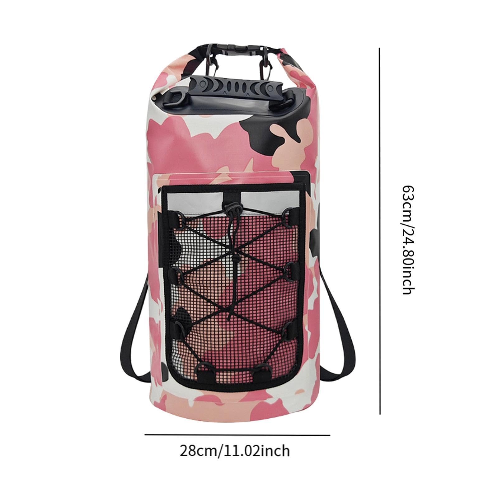 Bolsa Seca Impermeable, Multiusos con Asa, para Hombres Y Mujeres, Mochila Flotante, Bolsa de Almacenamiento para Navegación, Kayak,