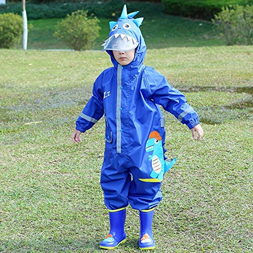 Poncho pour Enfants Jumpsuit Bébé Imperméable Polyester Imperméable Polyester Imperméable Imperméable Imperméable Et Pantalon De Pluie pour Enfants