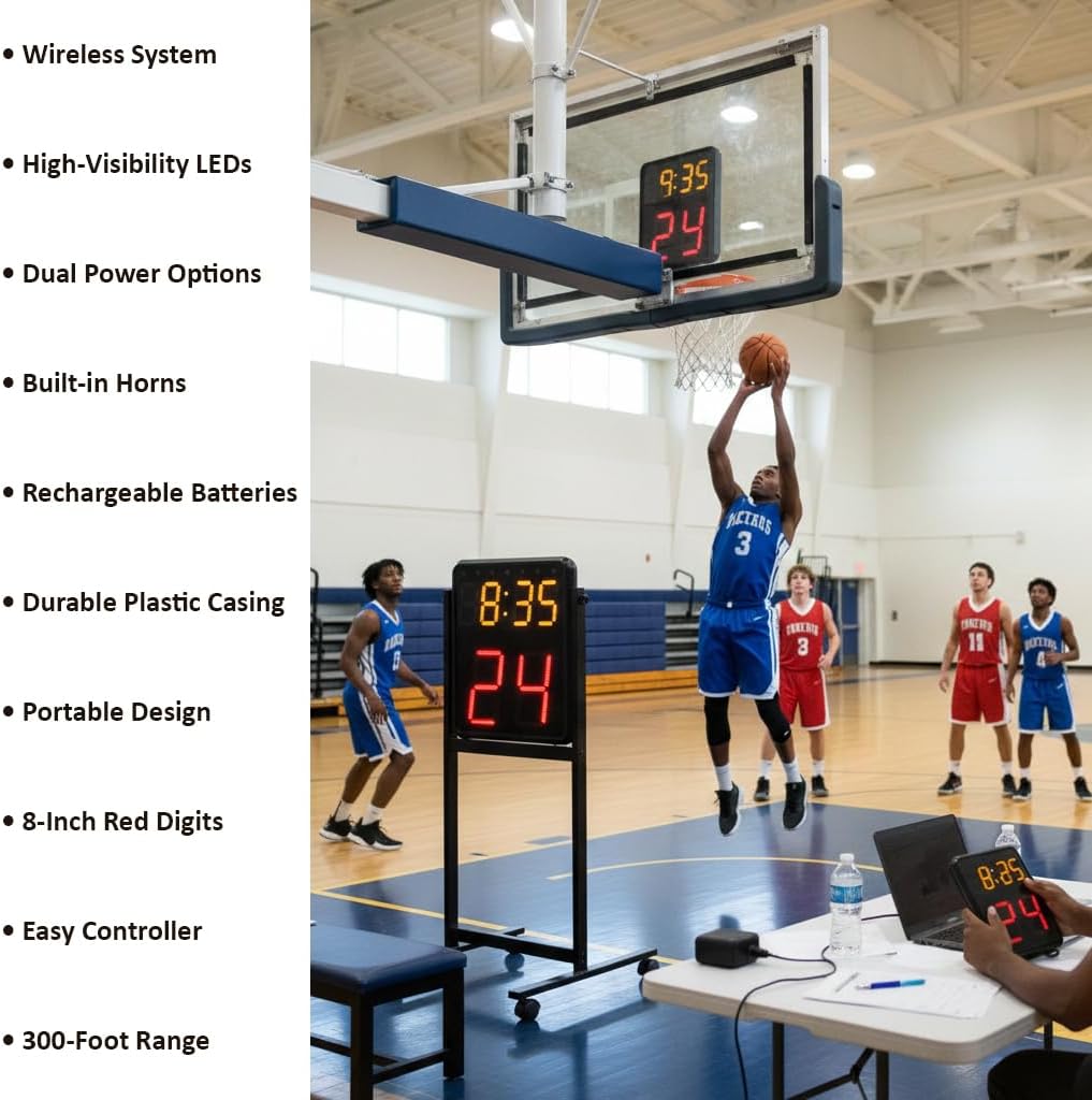 Wireless Shot Clocks & Controller