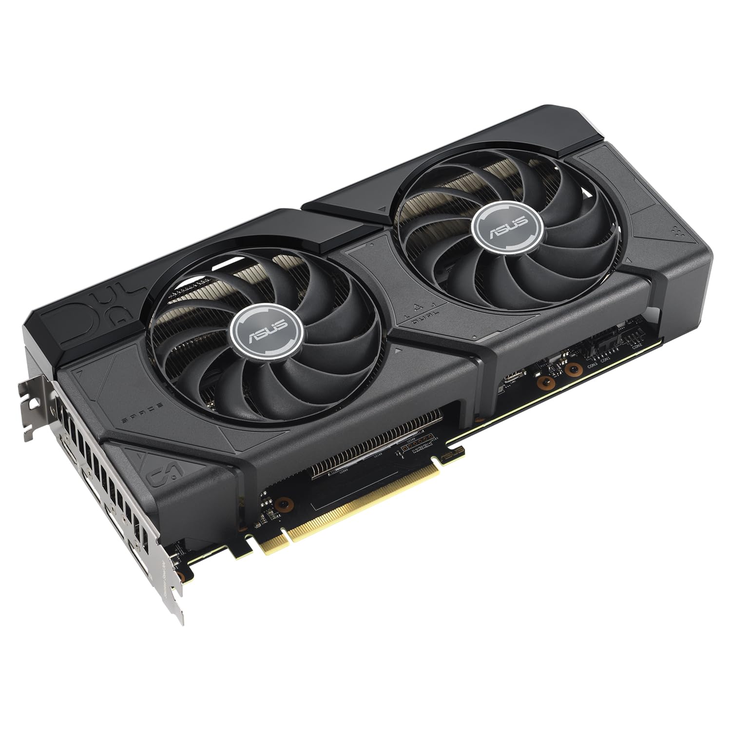 ASUS Dual Radeon RX 7700 XT OC Edition 12GB GDDR6 Gaming Grafikkarte (AMD Radeon RX7700XT, PCIe 4.0, 1x HDMI 2.1, 3X DisplayPort 2.1, DUAL-RX7700XT-O12G, schwarz)