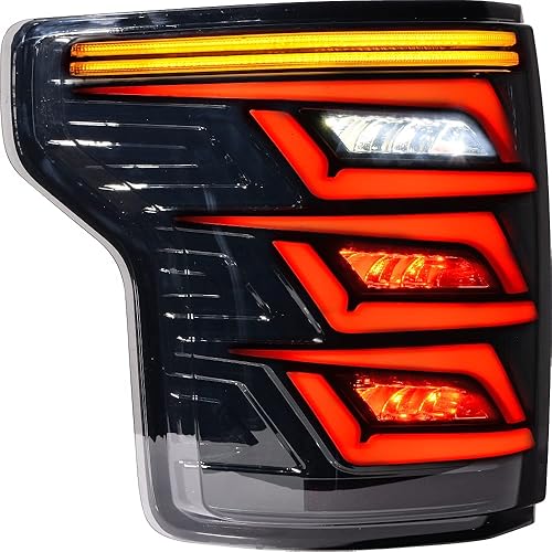 Miniatura 3 de Astra Depot Compatible con Ford F150 2015-2020 Pickup de 4 puertas, conjunto de luces traseras para conductor, luces de señal de giro inverso