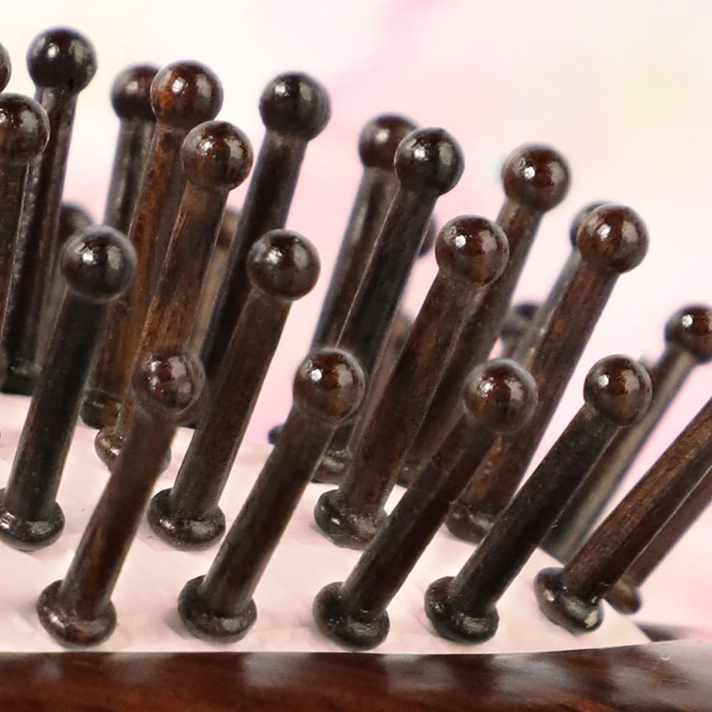 Cepillo de pelo, cepillo de pelo de paleta para mujeres y hombres, cepillo de pelo para cabello húmedo/seco, alisador de masaje, desenredado, cepillo diario para mejorar el brillo y la salud