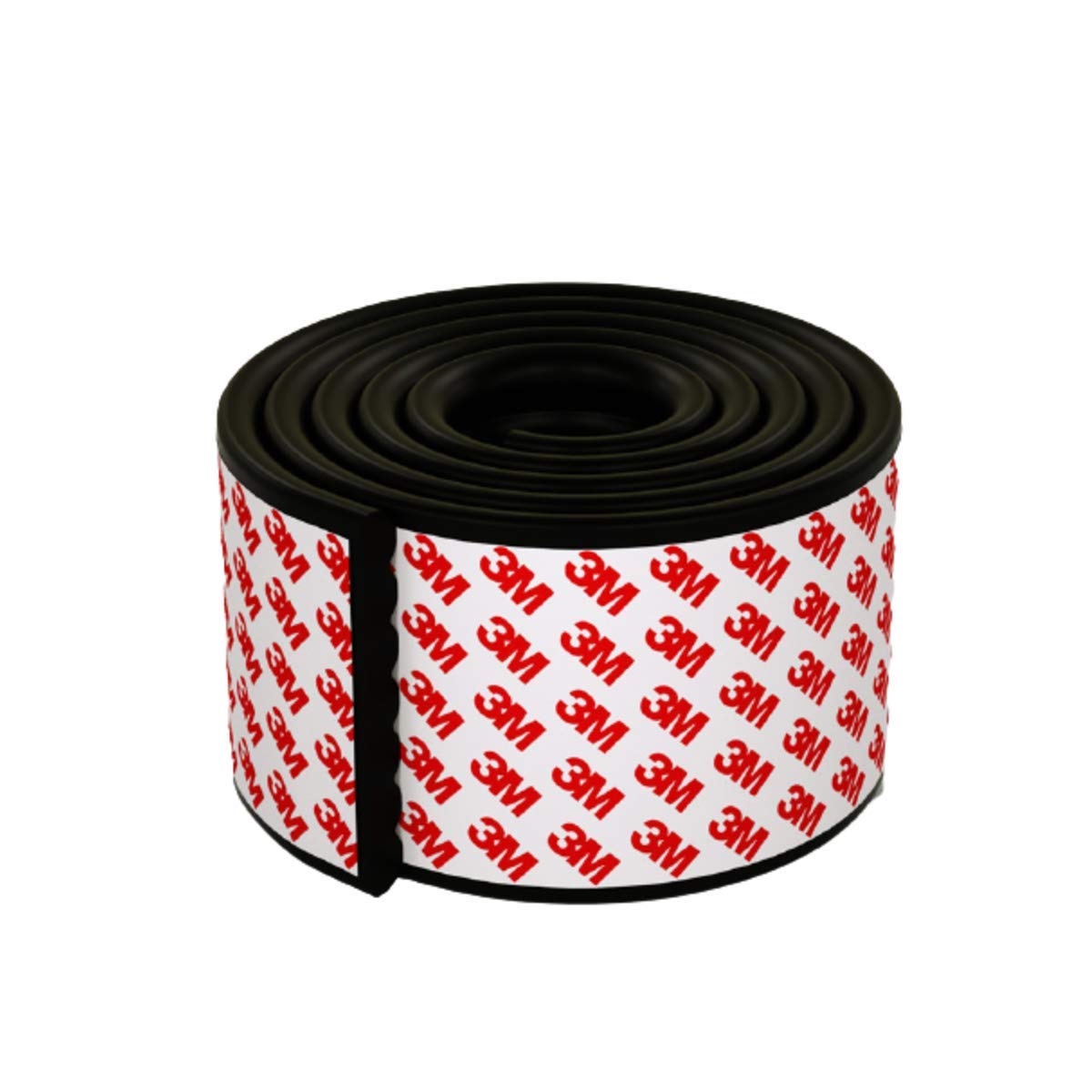 Agabani Furniture Edge Protectors High Dense Foam Strip for Baby Safety Corner Strip Guards, Corner Protector for Sharp Edges for Kids, Soft Rubber Foam Guard for Table, Desk, Furniture, 6.5 ft-Black