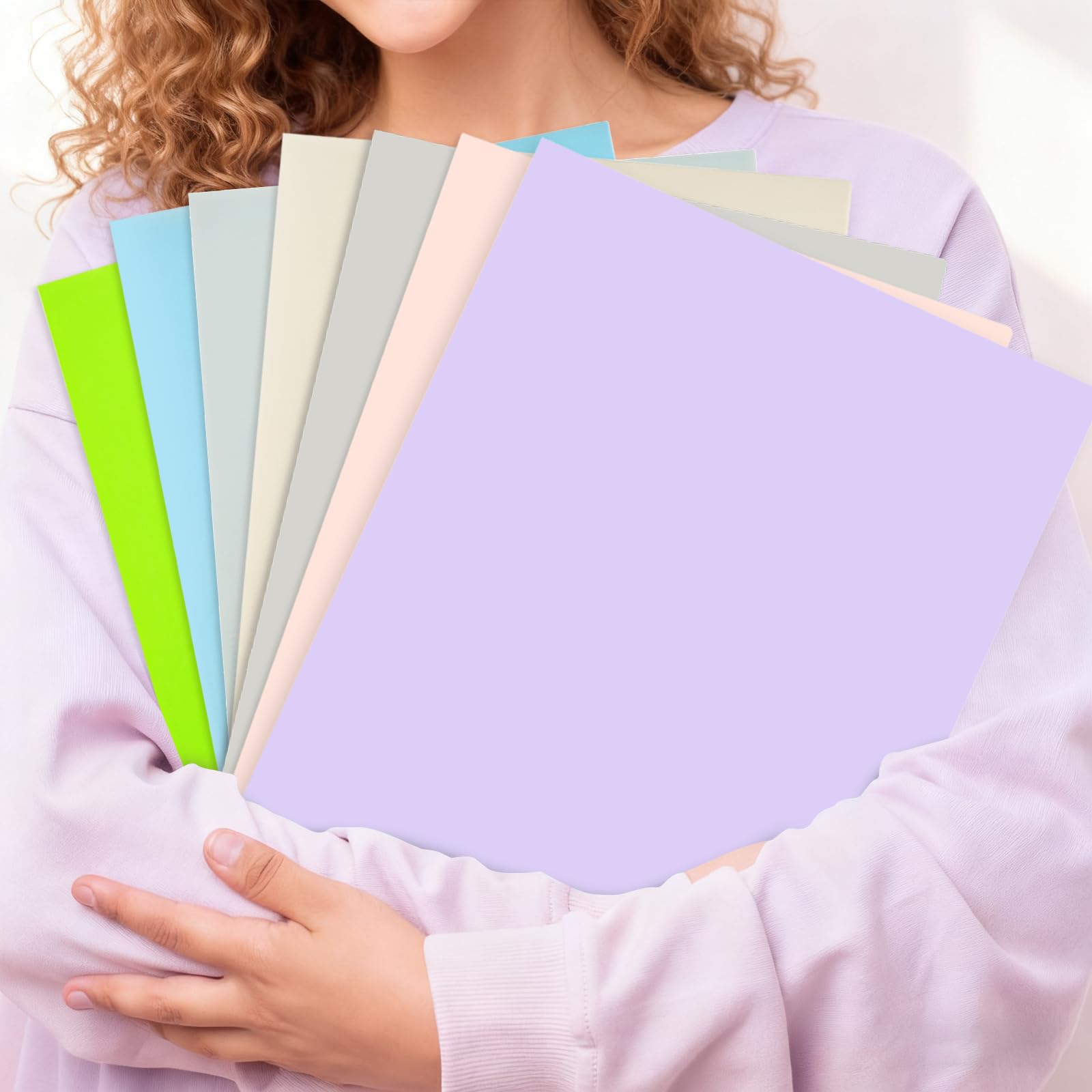Wytrzymałe plastikowe teczki z 2 kieszeniami (7 sztuk), pasują do papieru w rozmiarze listów, przegródki na wizytówki, różne kolory do szkoły, biura i domu