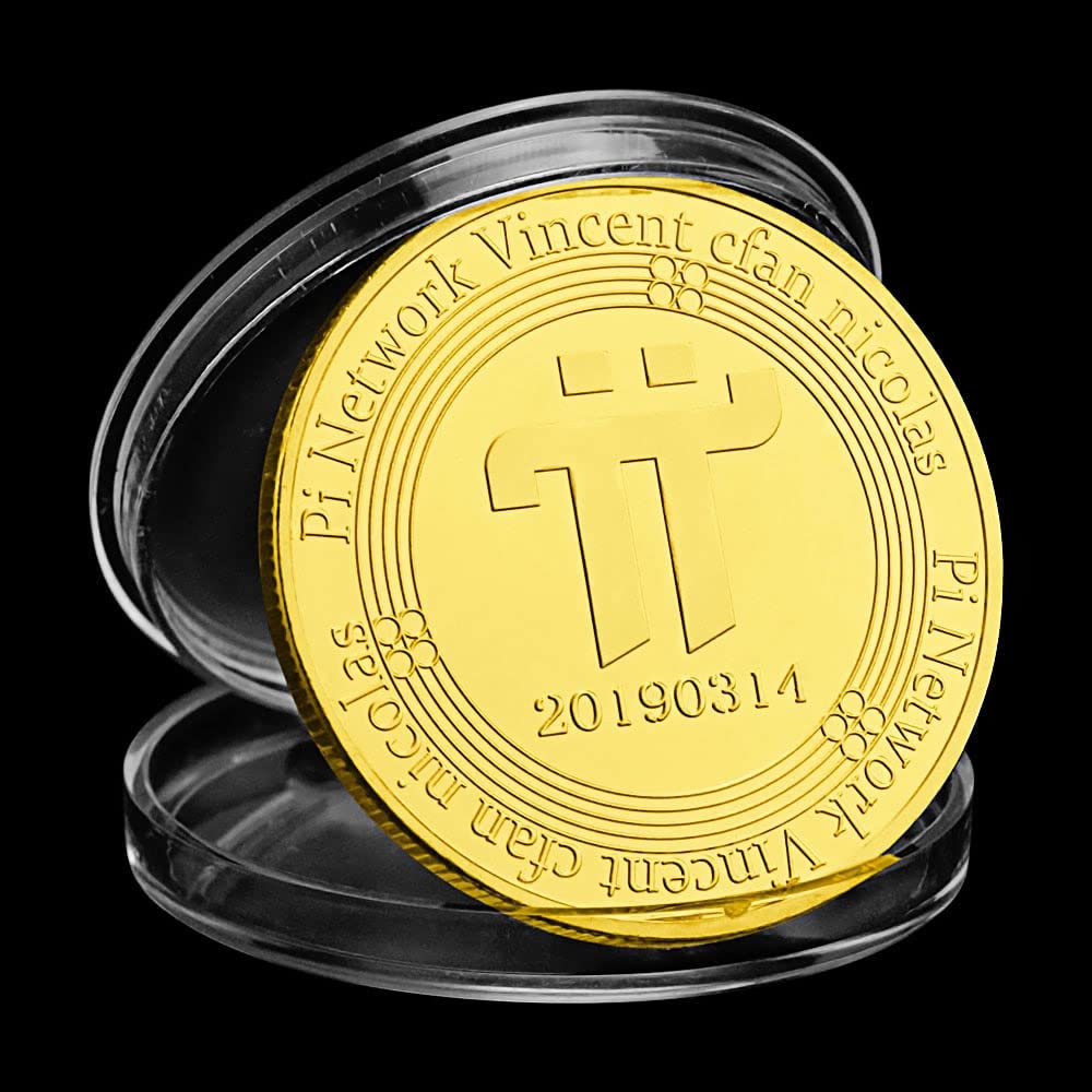 Pi Network Vincent Cfan Nicolas Collectible Silver Plated Souvenir Crypto  Coin Commemorative Coin : Amazon.nl: Toys & Games