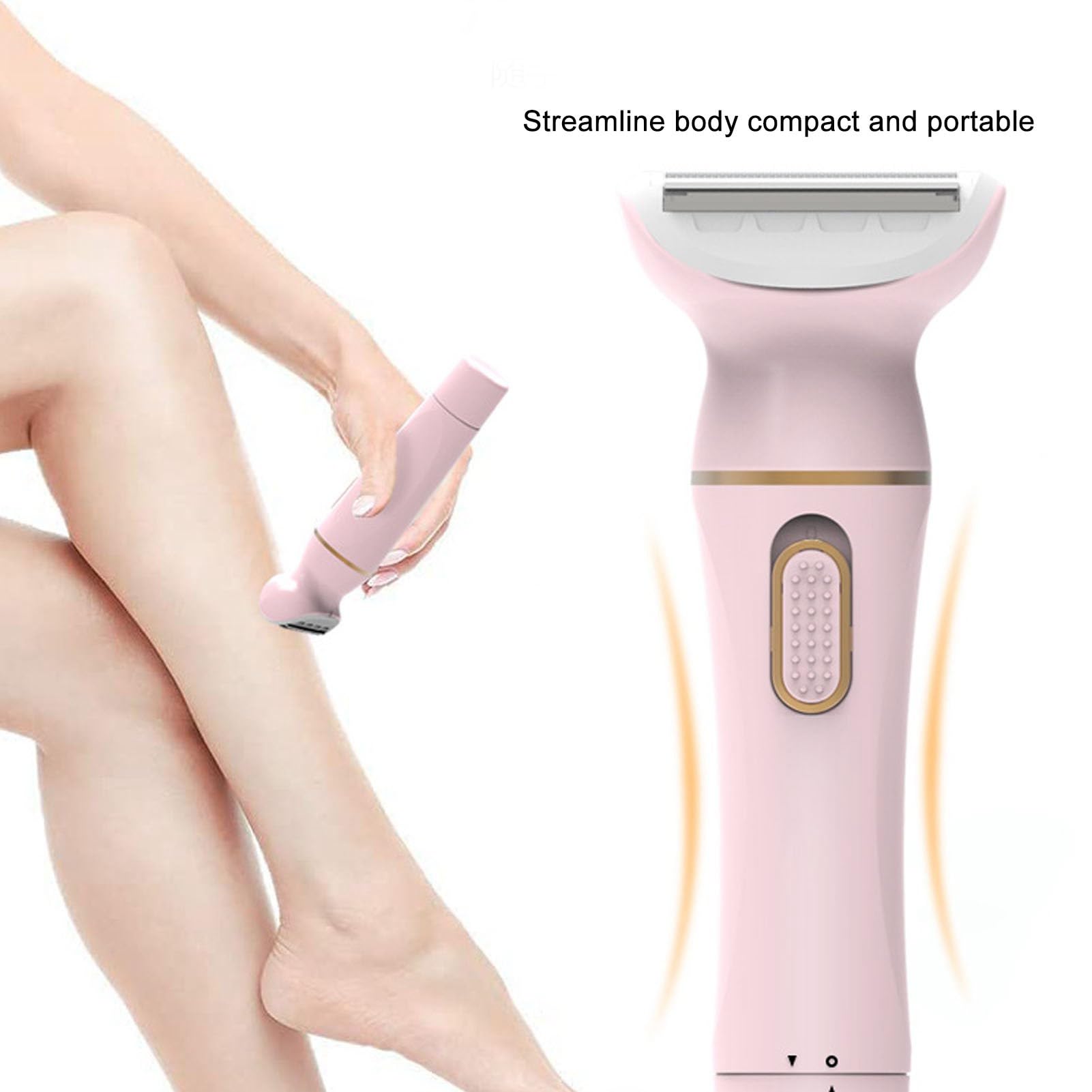 Maquinilla Eléctrica para Cortar el Pelo para Mujer, Maquinilla de Afeitar Eléctrica, Cortapelos 5 en 1 para Mujer, Afeitadora Corporal, Depilación Multifunción Lavable