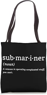 Submariner Definition Submersible Nuclear-powered Submarine Tote Bag