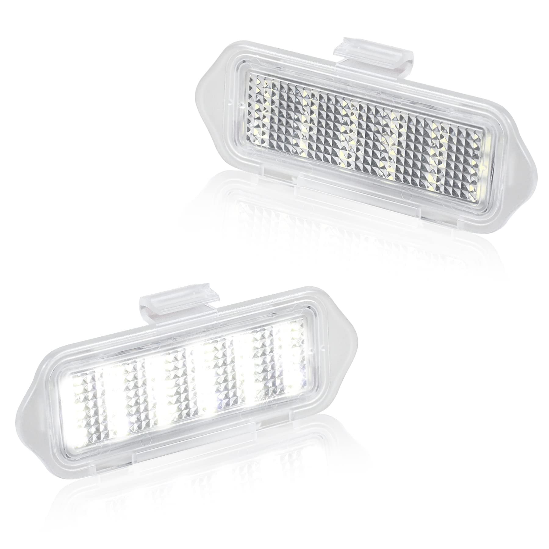 NDRUSH Puddle Lights LED Mirror Light Assembly Compatible with Chevy Silverado 1500 Classic Avalanche 1500 2500 GMC Sierra 1500 Classic Cadillac Escalade /Escalade ESV EXT Yukon XL 1500 2500