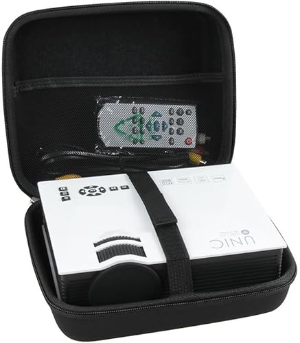 Hermitshell Estuche de viaje duro EVA para UNIC UC40+ 800LM 800 x 480 píxeles microproyector simplificado