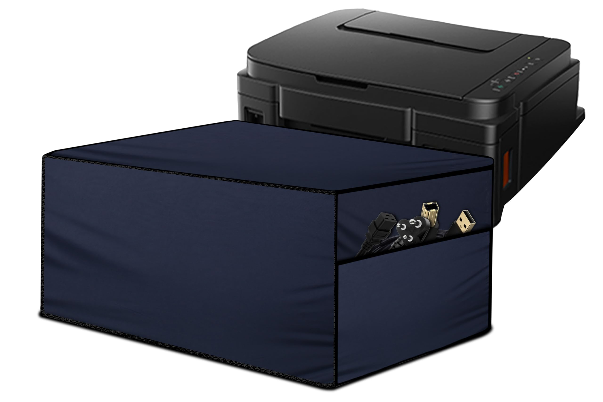 Stylista Waterprood and Dustproof Printer Cover Suitable for HP Smart Tank 524, Blue, Polyester-image-9