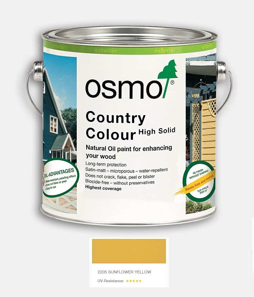 Osmo Country Colour 125ml - Sunflower Yellow - 2205