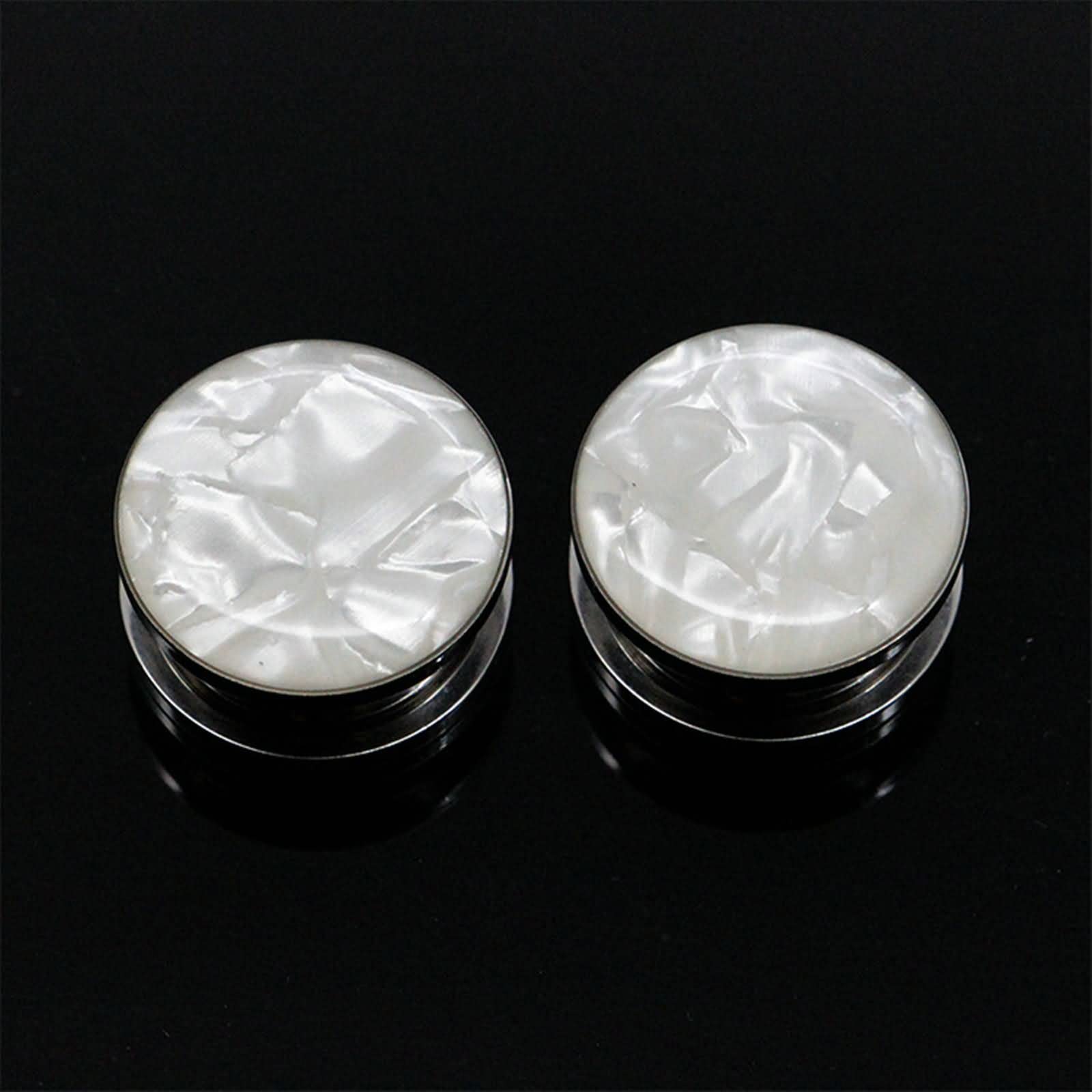 Daesar Ohr Plug Edelstahl, Tunnel 4-25MM zum Schrauben Silber Ohrringe Piercing Ohr Expander Set