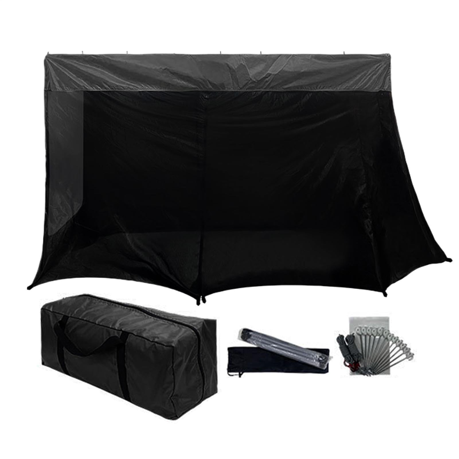 Tente de camping pour voiture – Auvent imperméable anti-UV | 326 x 198 x 190 cm | Tente coupe-vent pour hayon de voiture | Pour randonnée, voyage, pêche, activités de plein air, véhicule, camion