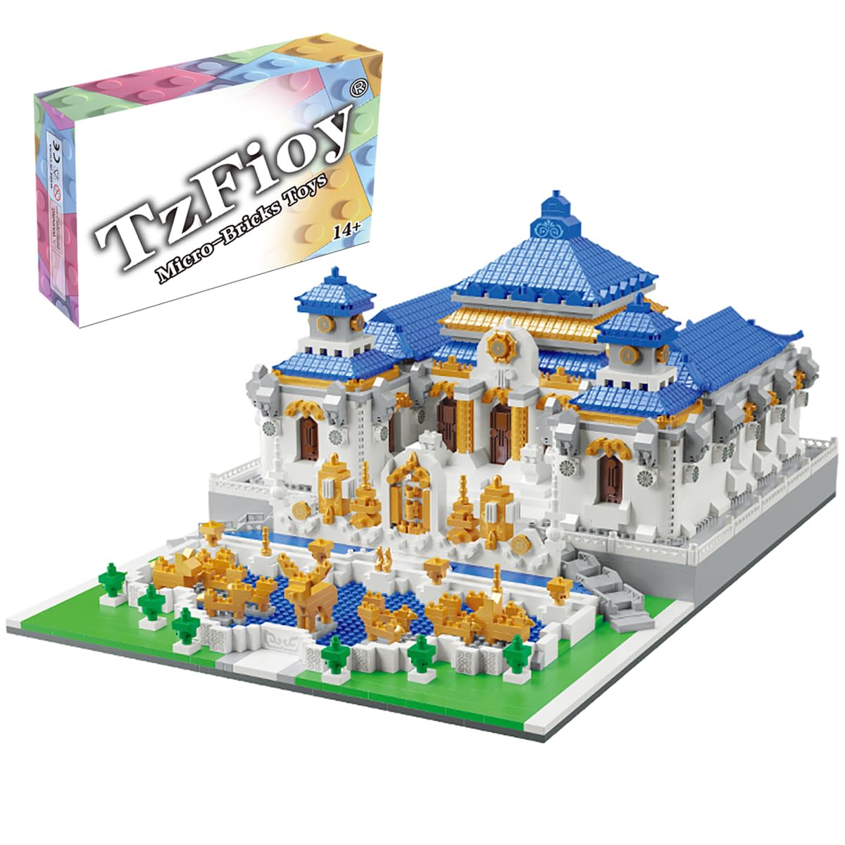 洋書 Constructing World Amazon.com: TzFioy Old Summer Palace Micro Brick Building