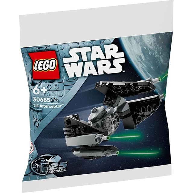 LEGO Star Wars TIE Interceptor 30685 woreczek foliowy, budowanie i wyświetlanie