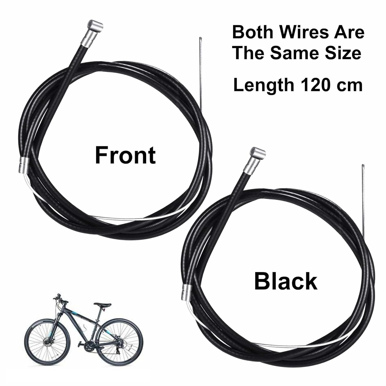 Premium Bicycle Dish break & V- Break Inner Cable | Stainless Steel Gear Wire for Smooth Shifting | Universal Replacement for MTB, Road & Hybrid Bikes 4