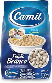 Feijão Branco Tipo 1 Camil Pct 500g