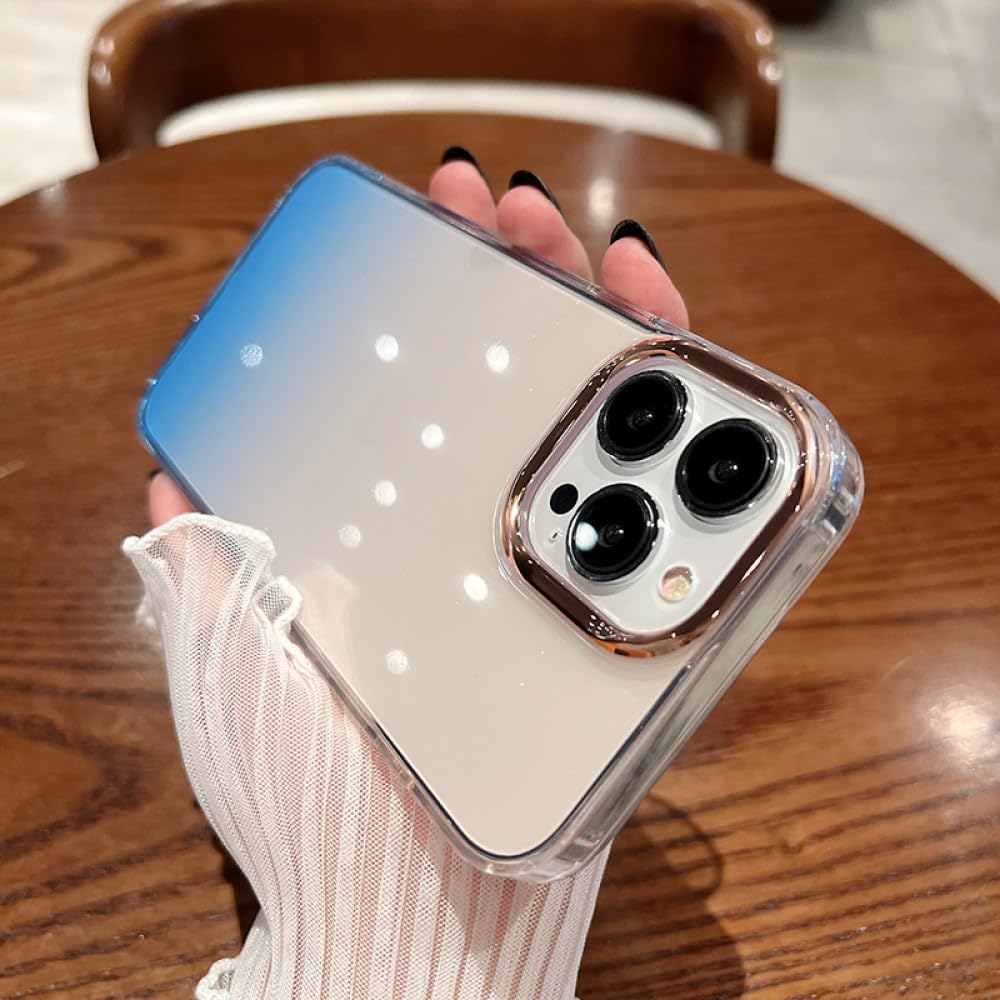 Coque iPhone 13 Pro paillettes dégradées transparente et antichoc