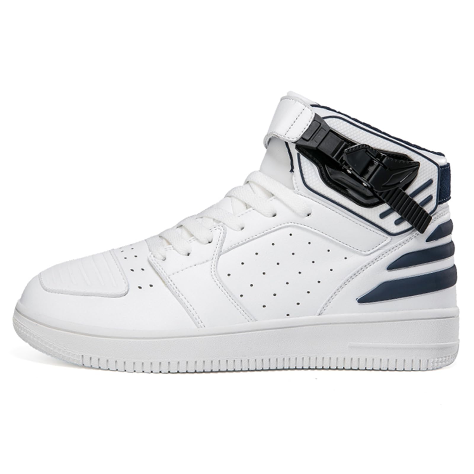 Scarpe da Moto Stivaletti da Moto da Uomo da Strada Fibbia Leggera Antiscivolo Comode Scarpe da Equitazione da Viaggio da Lavoro