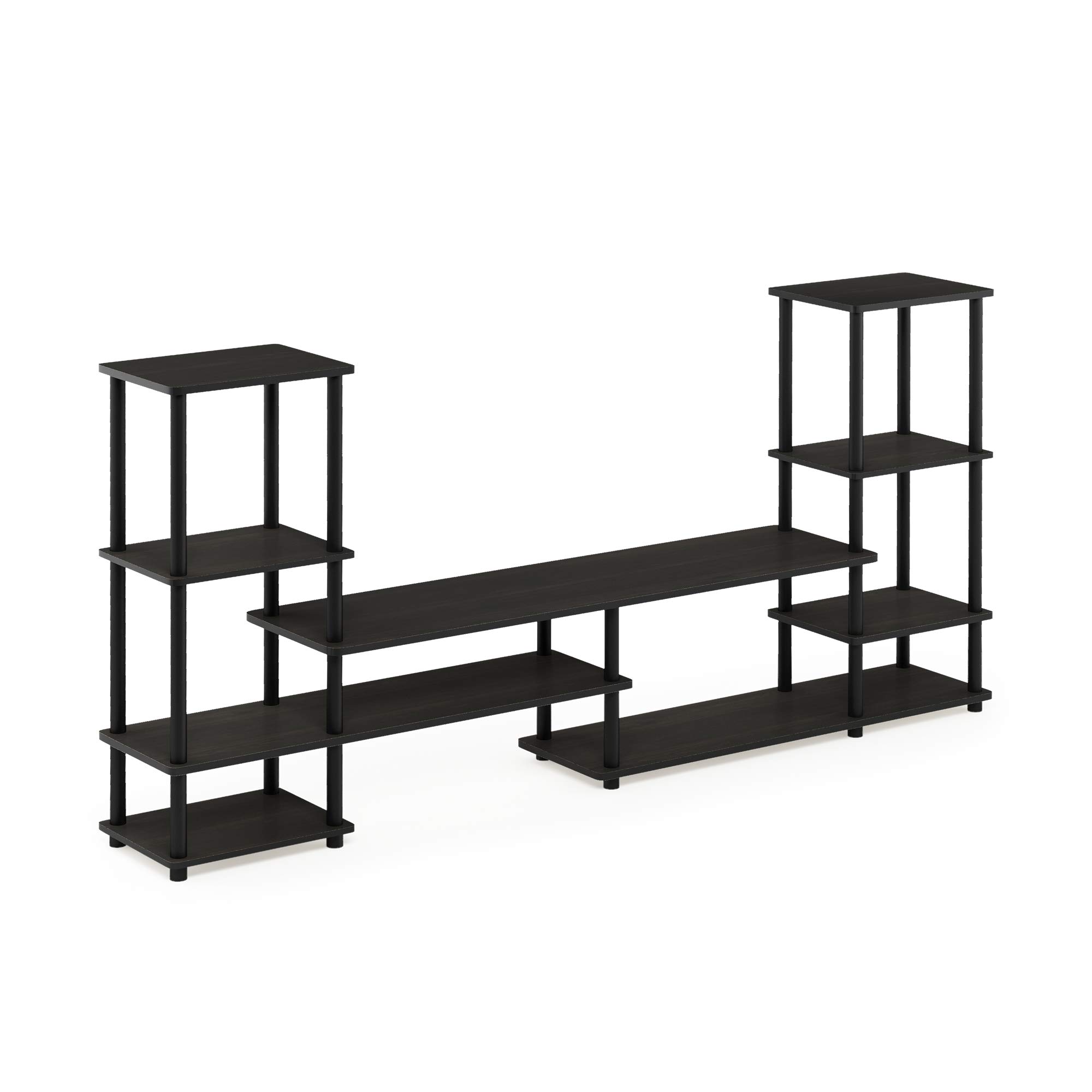 FURINNO Turn-N-Tube Grand Entertainment Center, Espresso/Black