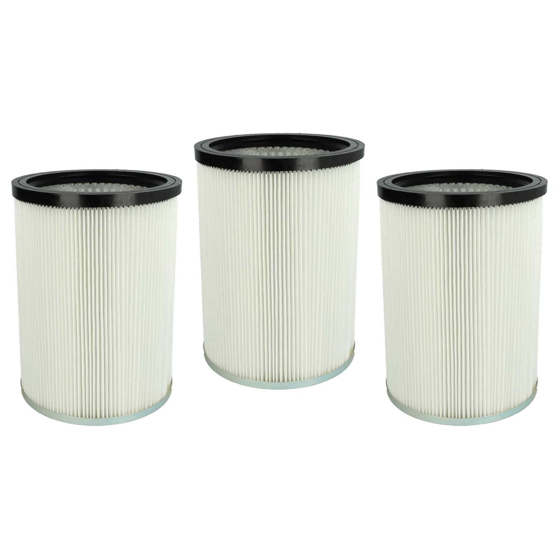 vhbw 3x Faltenfilter kompatibel mit Kärcher NT 70/3 Tc