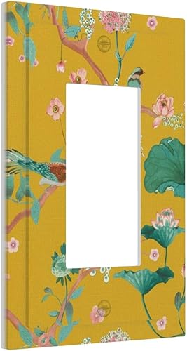 Miniatura 245 de Placa de pared de tortugas marinas, hierba oceánica, medusas, peces y algas marinas, placa de pared de doble palanca, cubierta de interruptor de luz