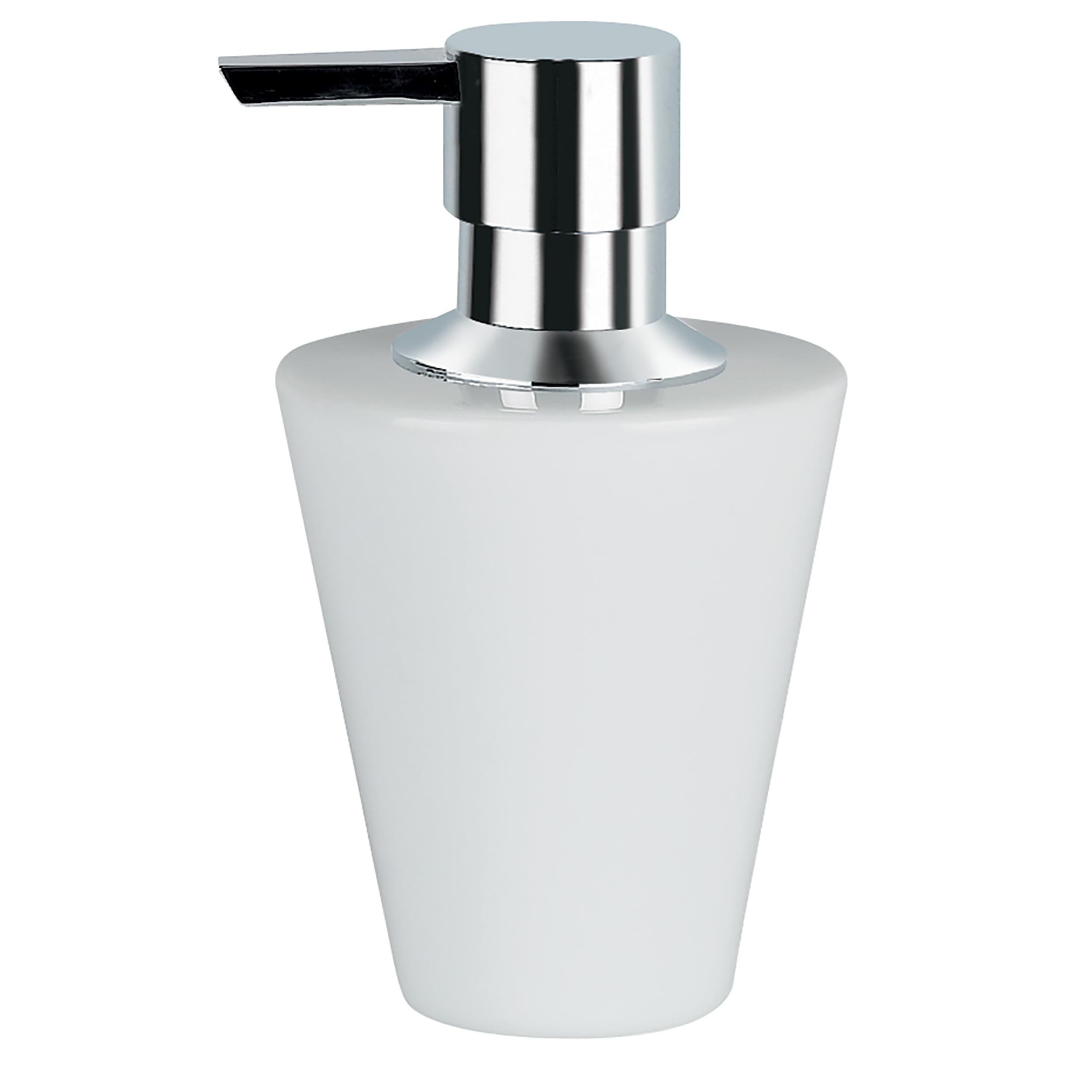 Spirella Max Light Soap Dispenser Porcelain White 15 cm x 8.5 cm
