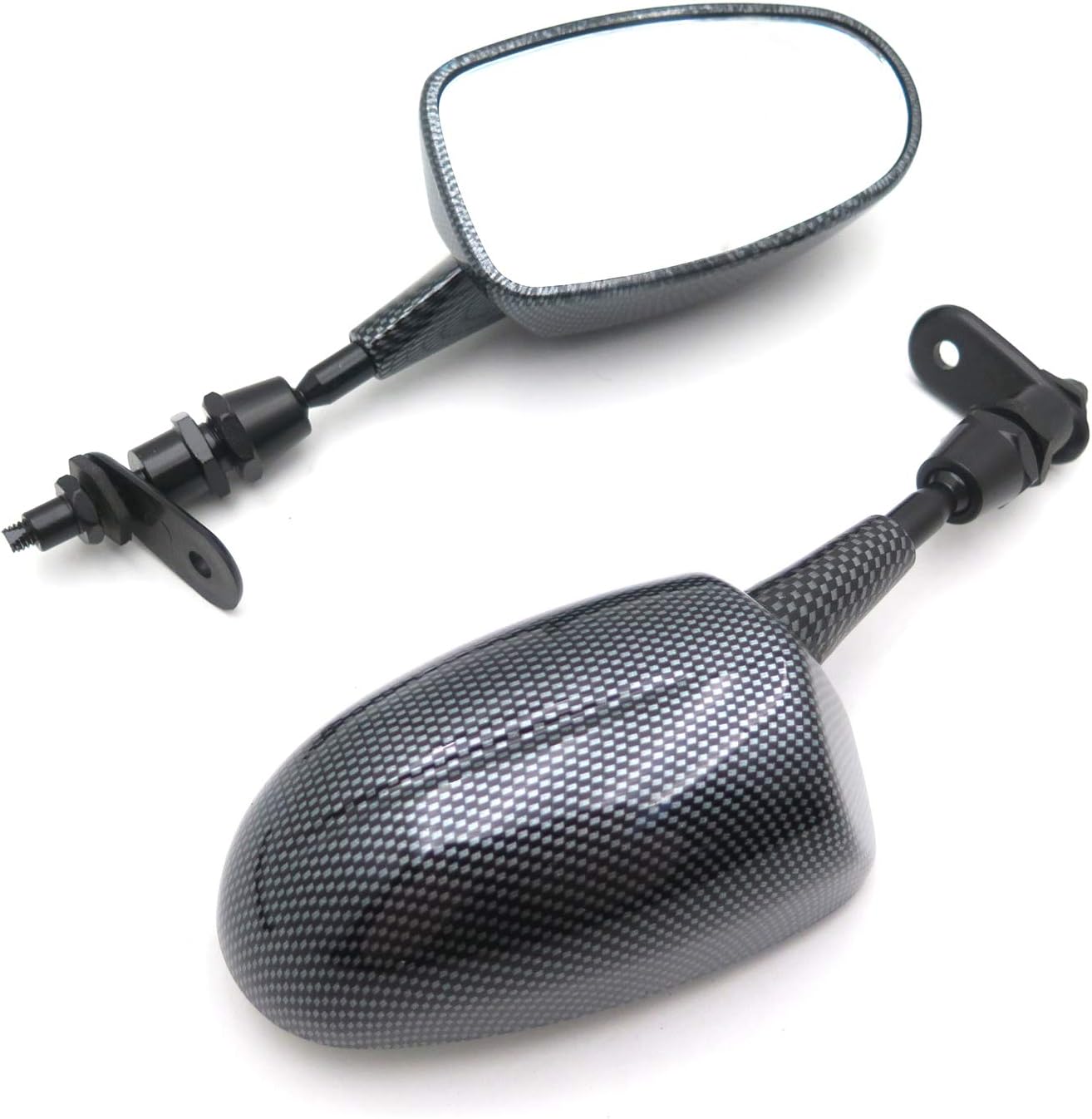 HTTMT MT252-012- Mini Mirror Compatible with CBR600RR F1/F2/F3 F4/F4i 900RR 929RR 954RR 1000RR RC51 Carbon
