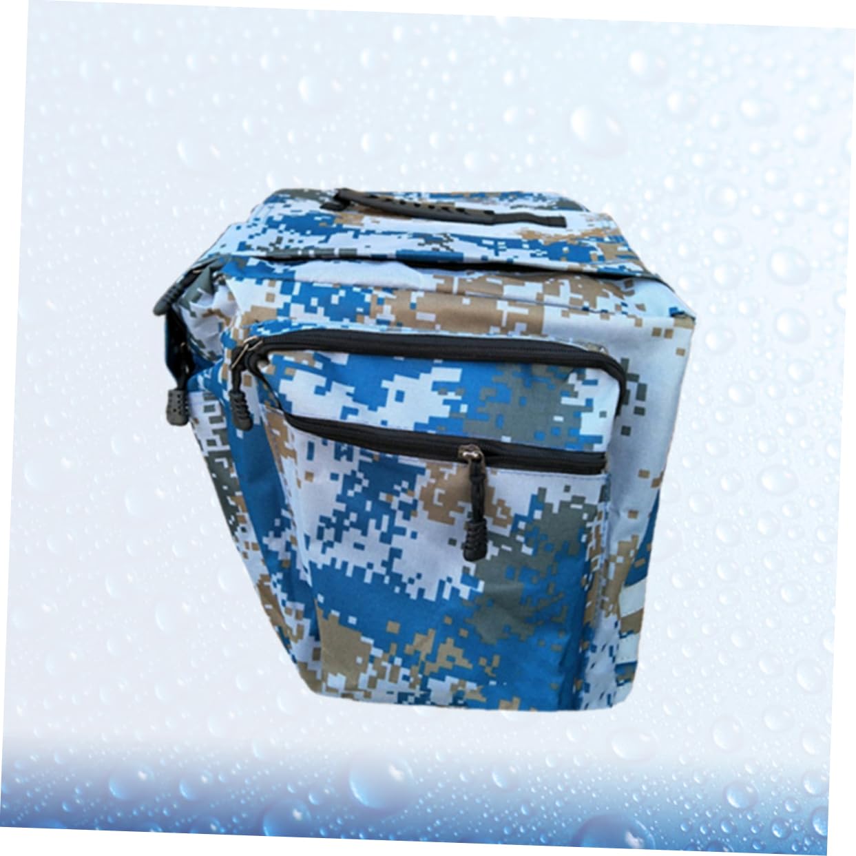 Abaodam Bike Pannier Bag Camouflage Insulated Tail Bag for Bicycles Side Pockets Easy-on/off Rack Mounting