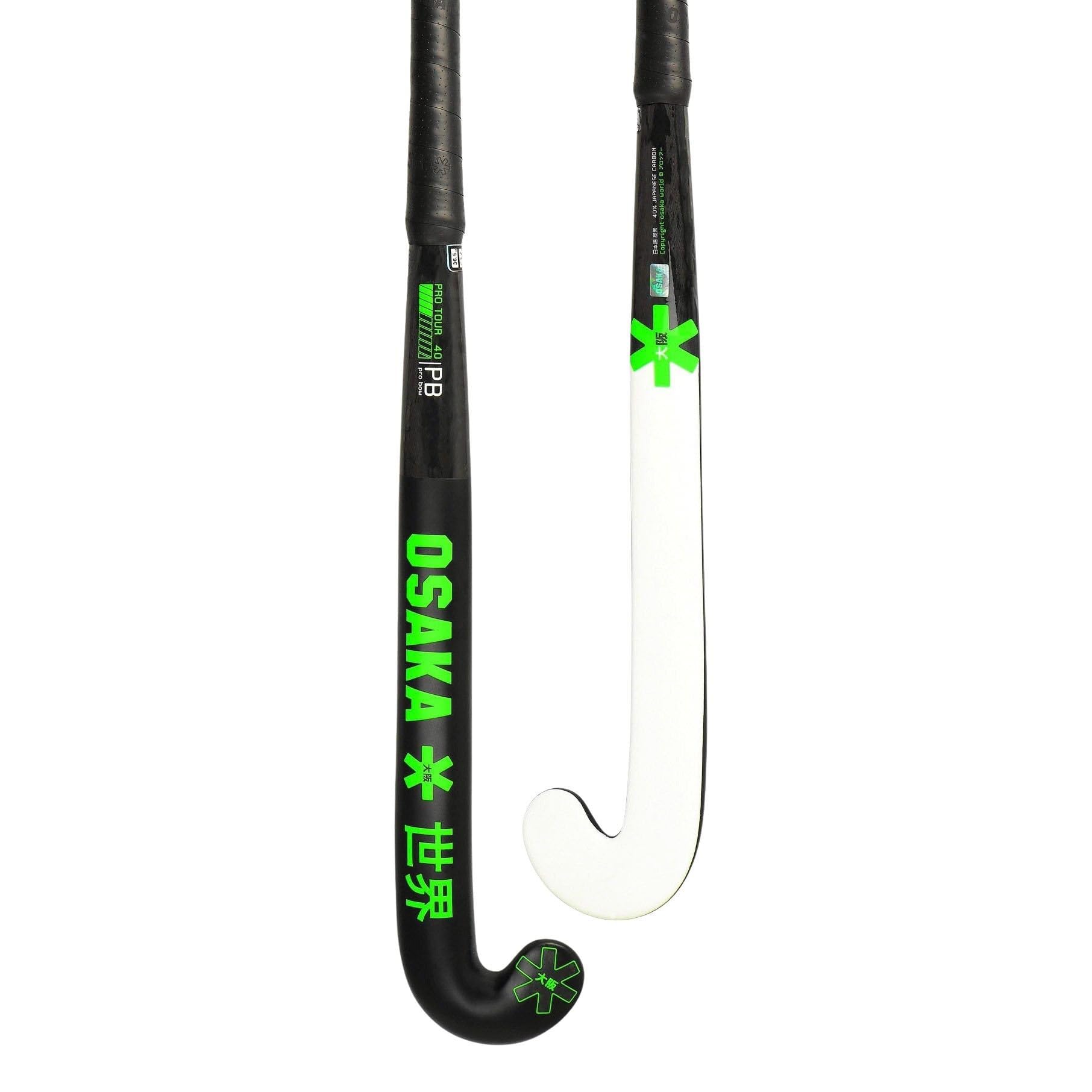 Osaka Palo de Hockey sobre césped Pro Tour 40 2.0, Edición Blanca, Ventaja táctica - Pro Bow.