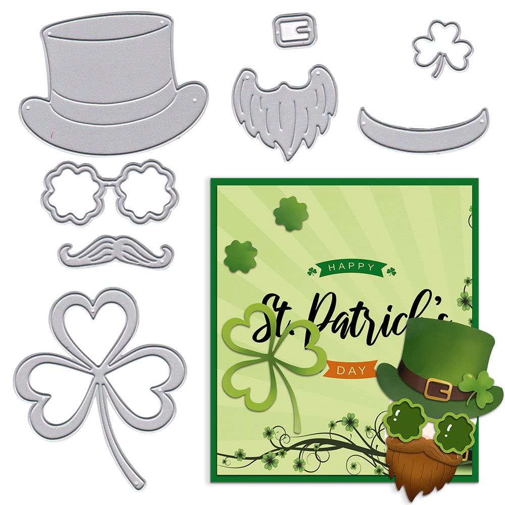 Trèfle de la Saint-Patrick avec matrice de découpe Estivaux pour scrapbooking