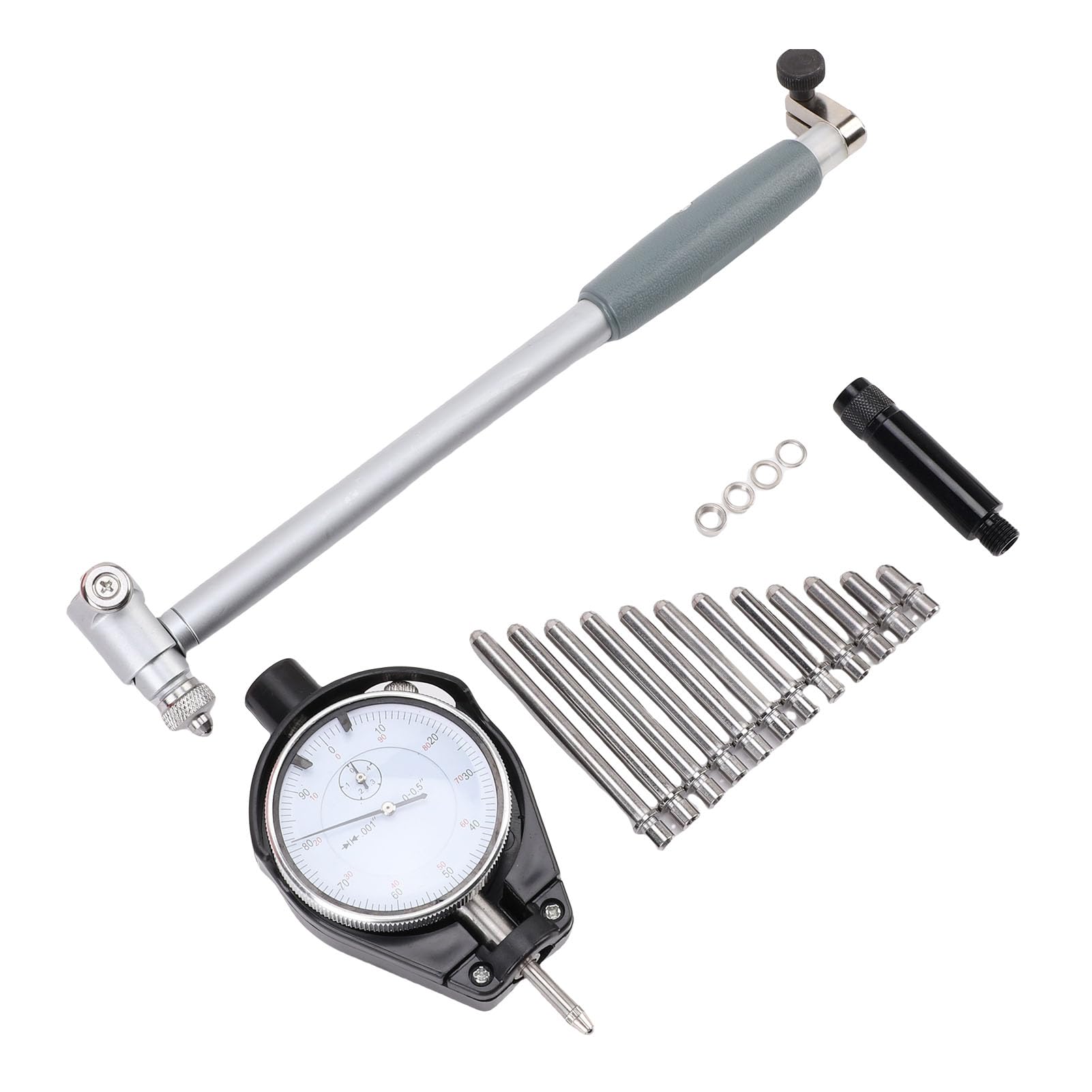 Jectse Dispositivo di Misurazione Kielnop Kit di Misurazione del Cilindro Accurato per Manutenzione del Motore in Acciaio+mobile Portatile per gli Appassionati di Auto