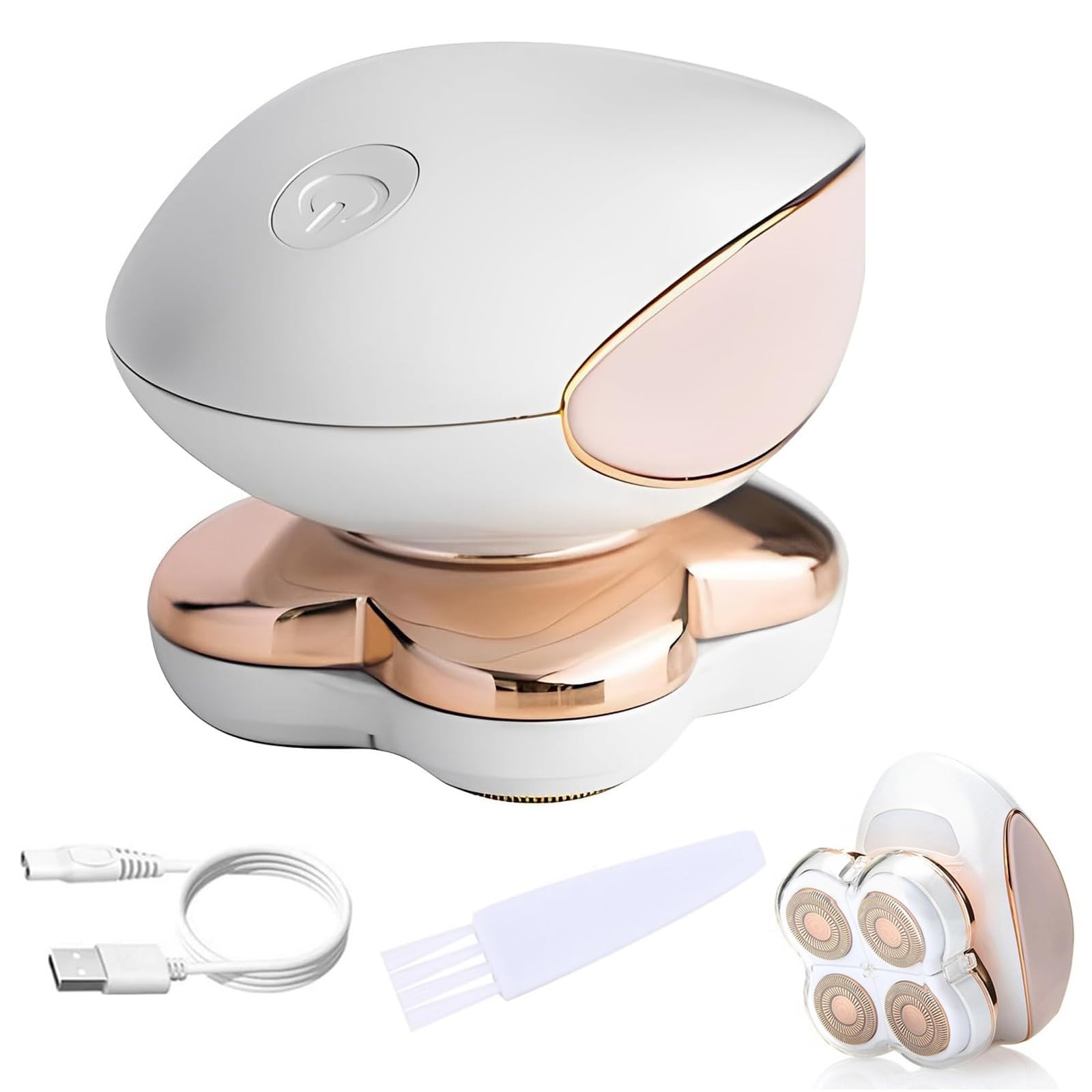 Electric Razors for Women Legs, Painless Hair Removal Device with LED Light, Faultless Shaver for Women, Personal Care Products for Women, Instant and Painless Bikini Underarm Arm Hair Removal