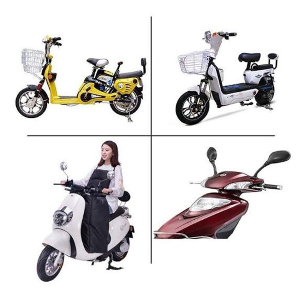 Housse De Moto Scooter Leg Cover, PU Cuir Imperméable Hiver Moto Électrique Pare-Brise Pare-Soleil, Augmenter L'épaississement Plus Velours Imperméable À La Pluie,B