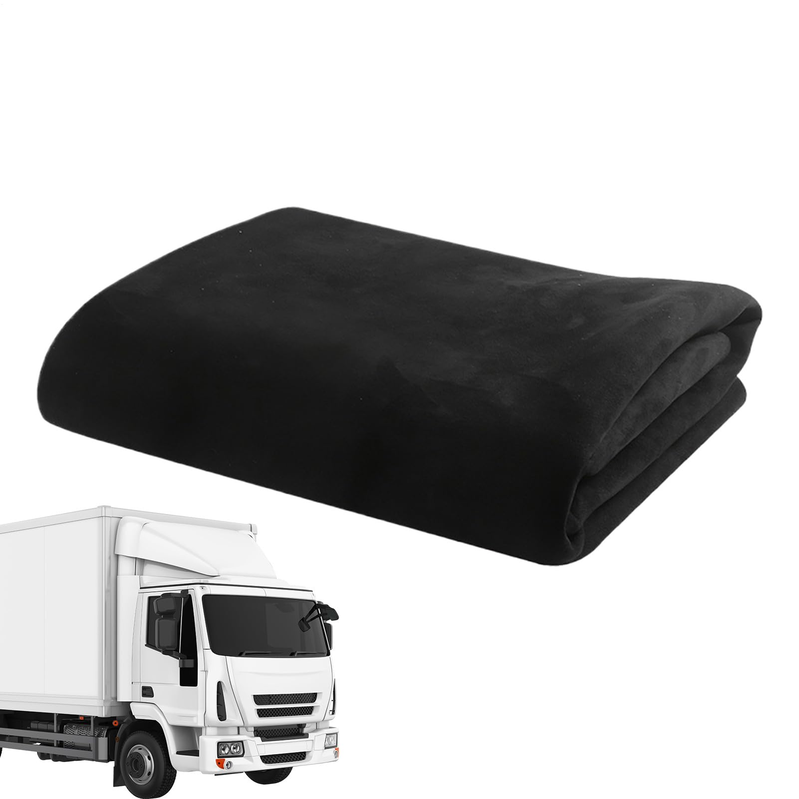 Ebony Overlining – materiał do remontu, ciemny materiał syntetyczny z gąbką i tłumieniem dźwięku, do remontu coupe, przebudowy SUV-a, modernizacji furgonetki i wyposażenia łodzi