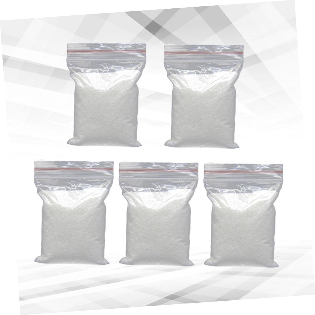 BESPORTBLE White Sand Scenery Making Snow Sand 80g/Bag 5 Packs for Aquarium and Garden Decor