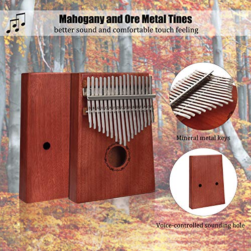 Kalimba 17 Clés Thumb Piano Africain Percussions avec Recueil de Chants Sac de Rangement Marteau Tuner pour Mbira Sanza… - Les Beatles, Paul McCartney, John Lennon, RIngo Starr, George Harrison Kalimba 17 Clés Thumb Piano Africain Percussions avec Recueil de Chants Sac de Rangement Marteau Tuner pour Mbira Sanza… – Image 4