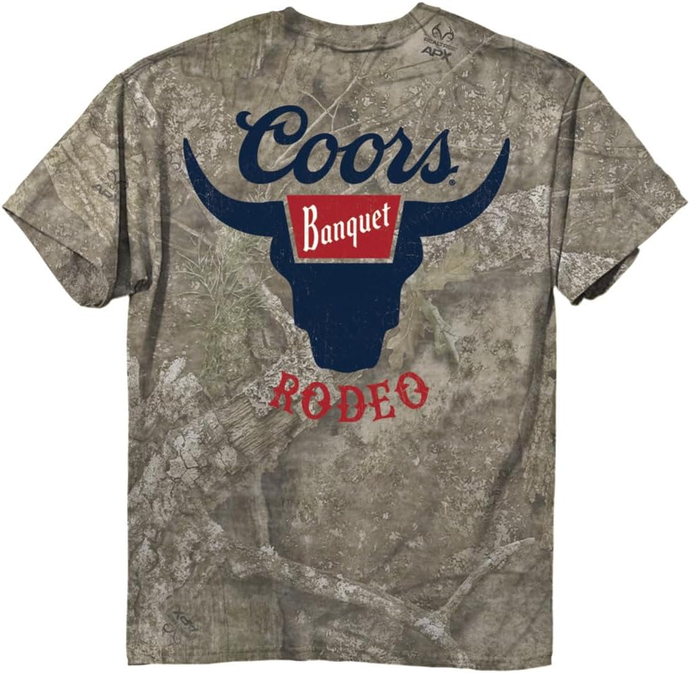 Coors Banquet | Camo Rodeo T-Shirt | Polycotton Blend