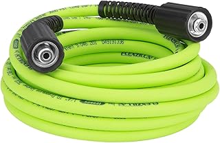 Flexzilla Pressure Washer Replacement Hose, 1/4 in. x 25 ft., 3600 PSI, M22 Fittings, No-Kink, Lightweight, ZillaGreen