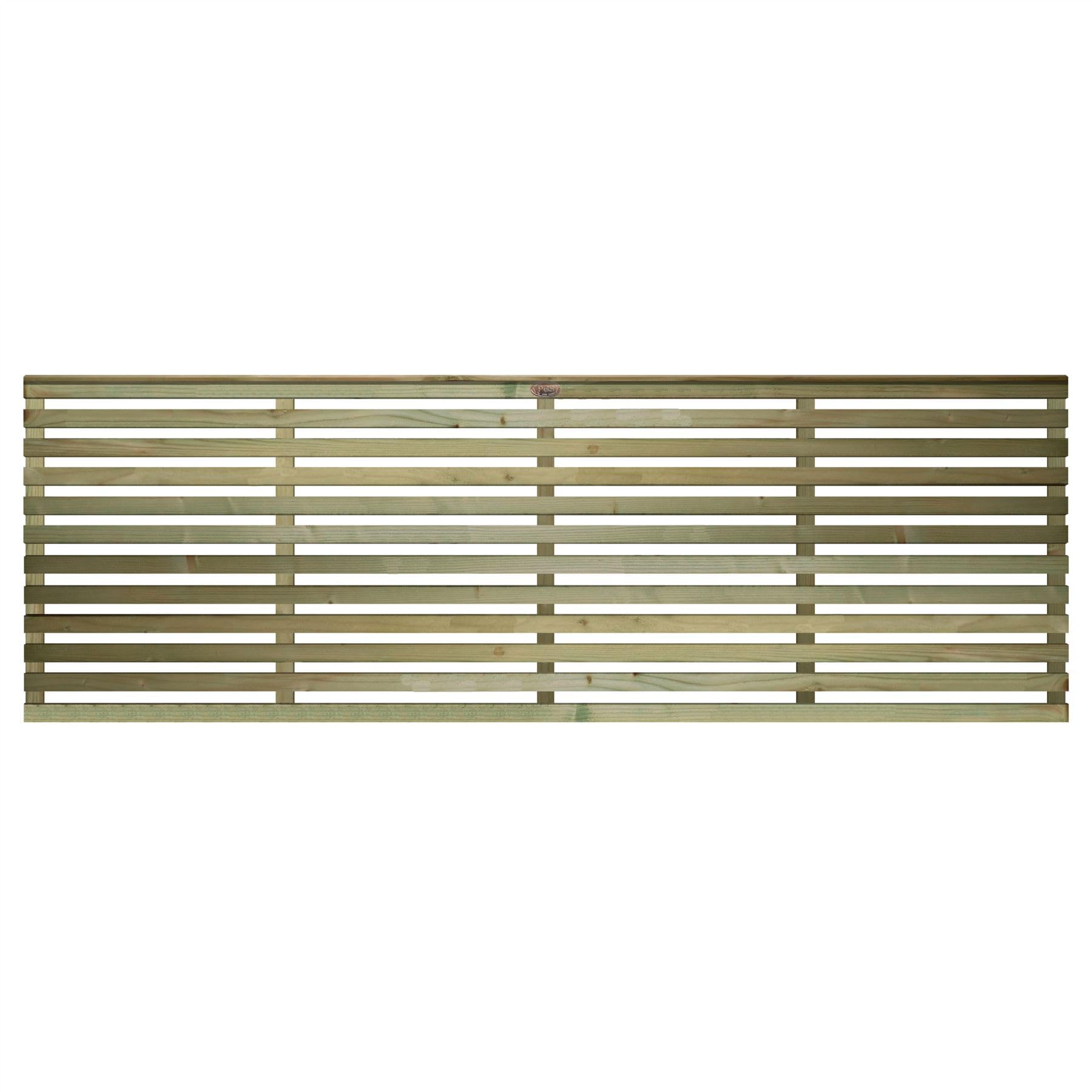 Premier Vogue Trellis Panel, 6ft x 2ft Wooden Slatted Fence Topper