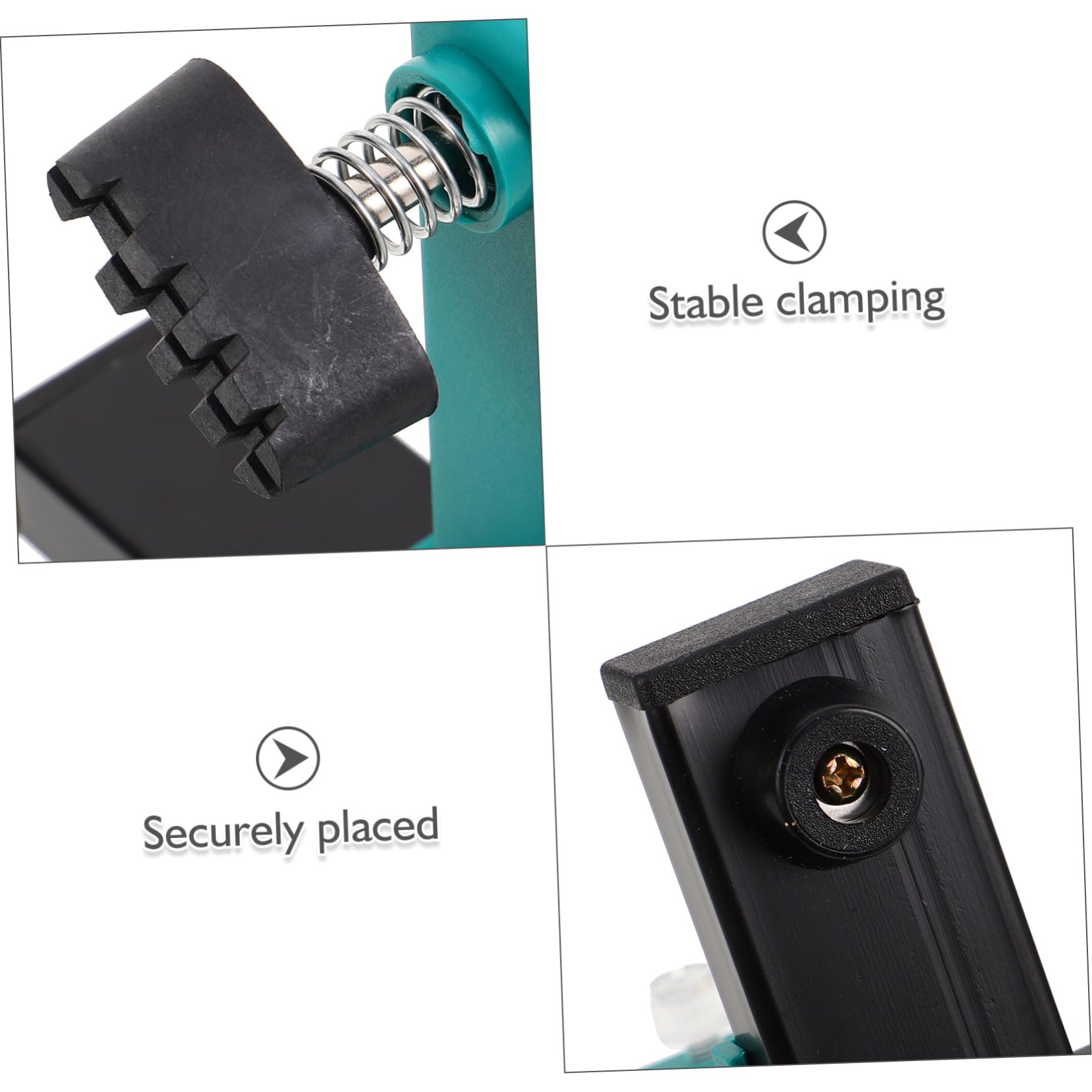 Zerodeko Soporte Pcb Ajustable con Abrazadera Rotatoria para Soldadura Herramienta de Fijación Estable para Reparación Electrónica y Montaje de Placas de