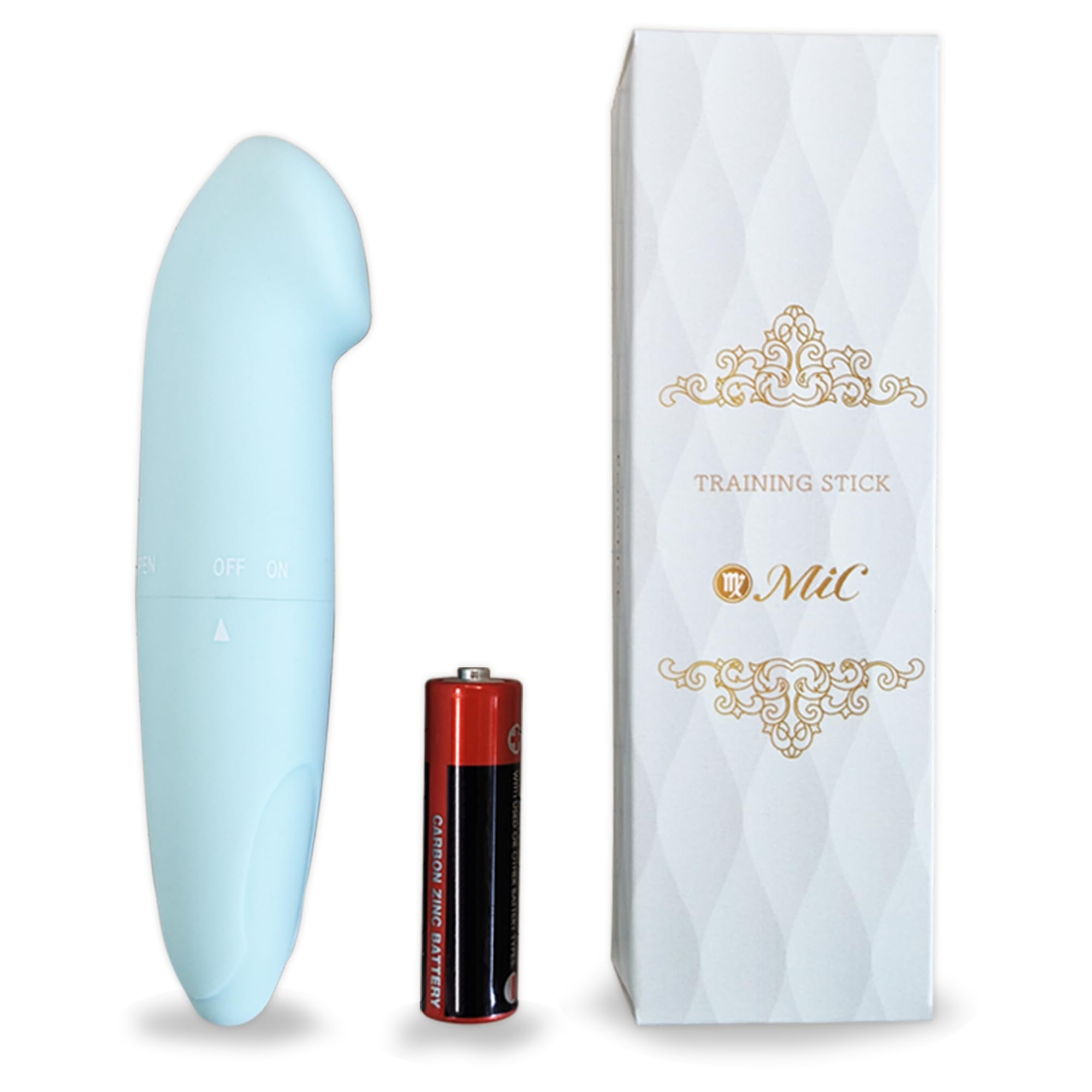 スティックローター フェムスティック グリーン ローター バイブ 生活防水 小型 振動 軽量 コードレス 電池式 女性向け フェムテック