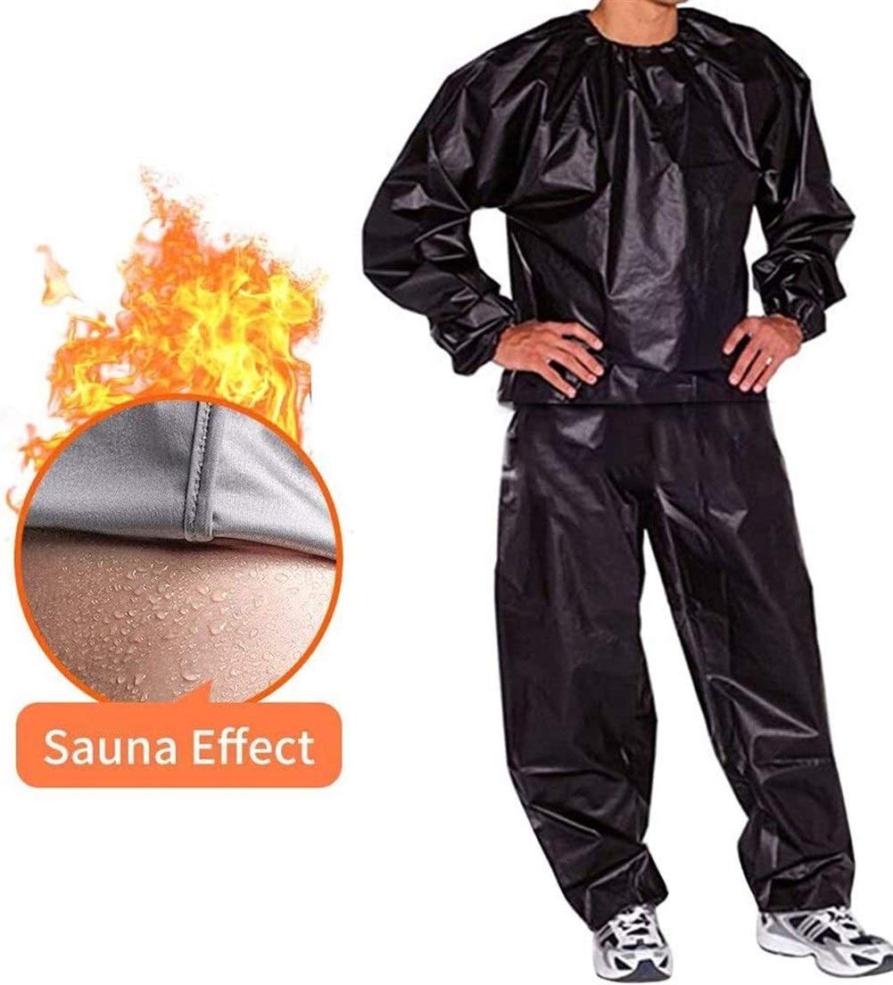 Męski strój do sauny, strój gimnastyczny i outdoorowy dres fitness, odzież sportowa z PVC odzież do sauny odzież wyszczuplająca garnitur męski garnitur slim fit sauna garnitur