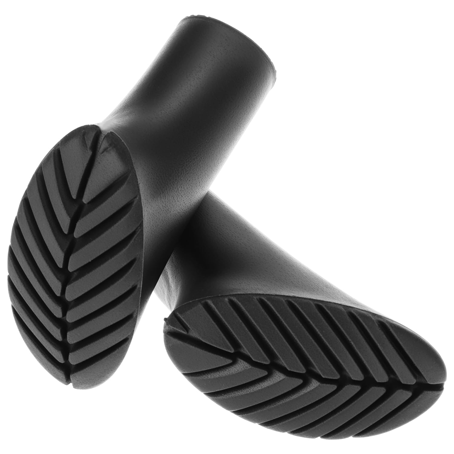 QWORK® 10 punte in gomma (diametro interno 10 mm) per bastoncini da nordic walking, migliore presa e resistenza all'usura