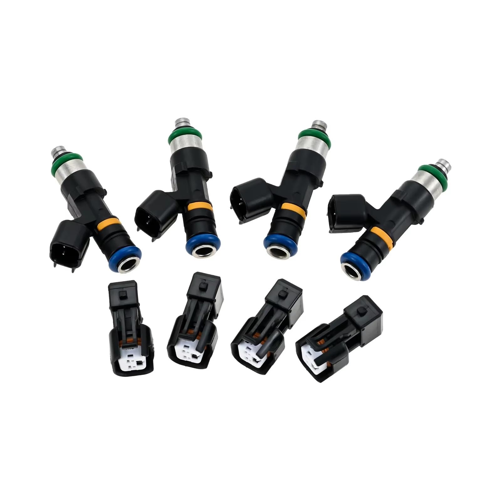 Iukmrt One Color For A4 For Tt 2000-05 With 1.8T 20V Turbo Engine 4 Sets 0280158117 52Lb 550Cc Fuel Injector Plug Adapters Kit Fuel Injector
