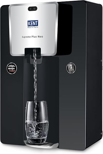 KENT Supreme Plus Neo RO Water Purifier | RO+UF+UV+Alk+Cu+TDS Control+UV In-Tank | Alkaline Water with goodness of Coppe
