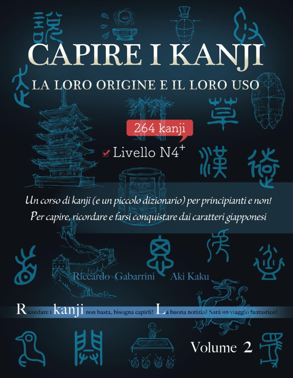 Capire i kanji, la loro origine e il loro uso - Volume 2: Un corso di kanji (e un piccolo dizionario) per principianti e non! Per capire, ricordare e farsi conquistare dai caratteri giapponesi