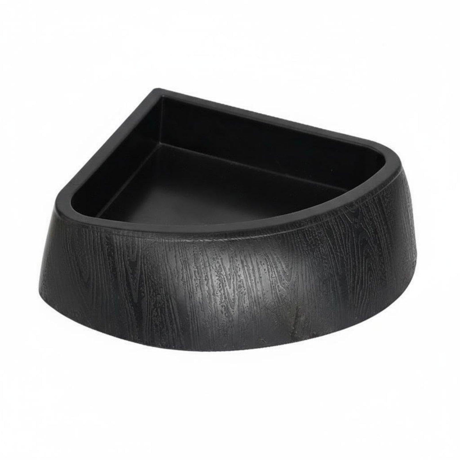 SECRET DESIRE Tortoise Water Basin Versatile Reptile Feeding Dish Effortless to Clean Reptile Corner Bowl for Vivarium Black-image-31