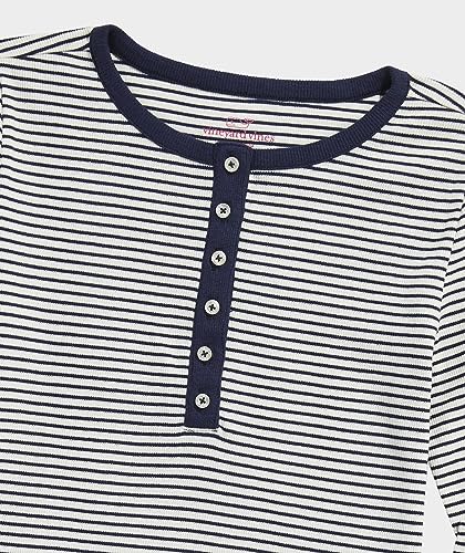 vineyard vines Girls' Ribbed Henley3